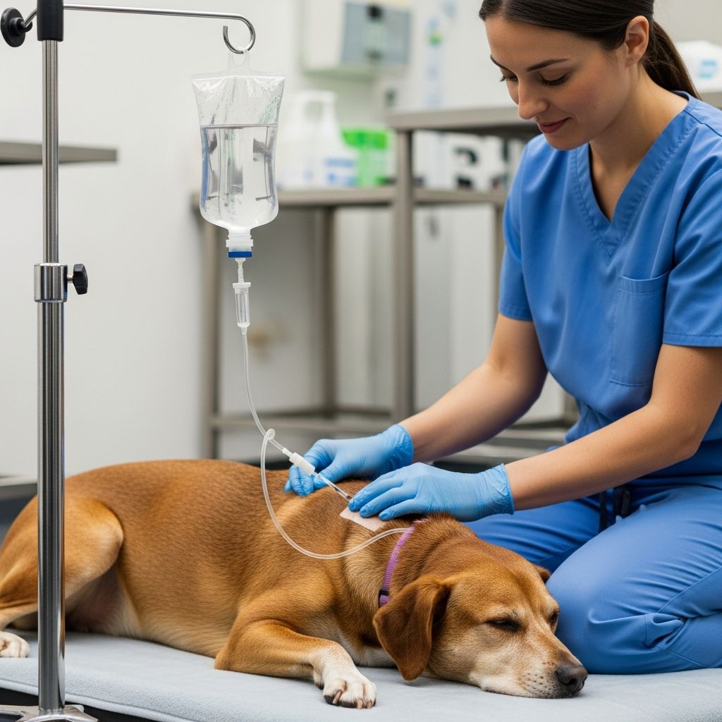 Subcutaneous Fluid Administration in Dogs: Bag Method Learn how to safely administer subcutaneous fluids to your dog at home using the bag method technique.