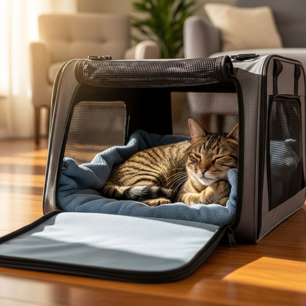 Teaching Your Cat to Be Comfortable in a Carrier Master positive cat carrier training techniques to reduce stress and make vet visits easier.