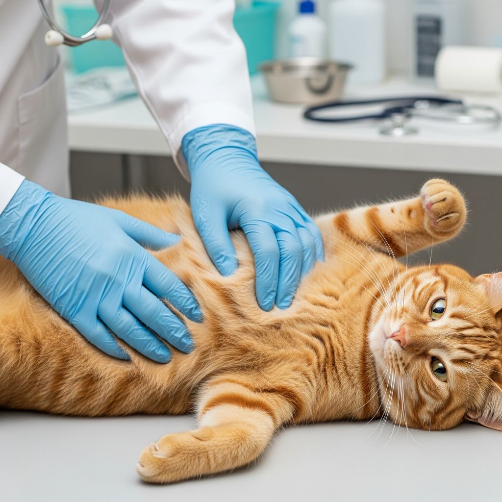 Testing for Abdominal Enlargement in Cats Comprehensive guide to diagnosing abdominal enlargement in cats with veterinary testing methods.