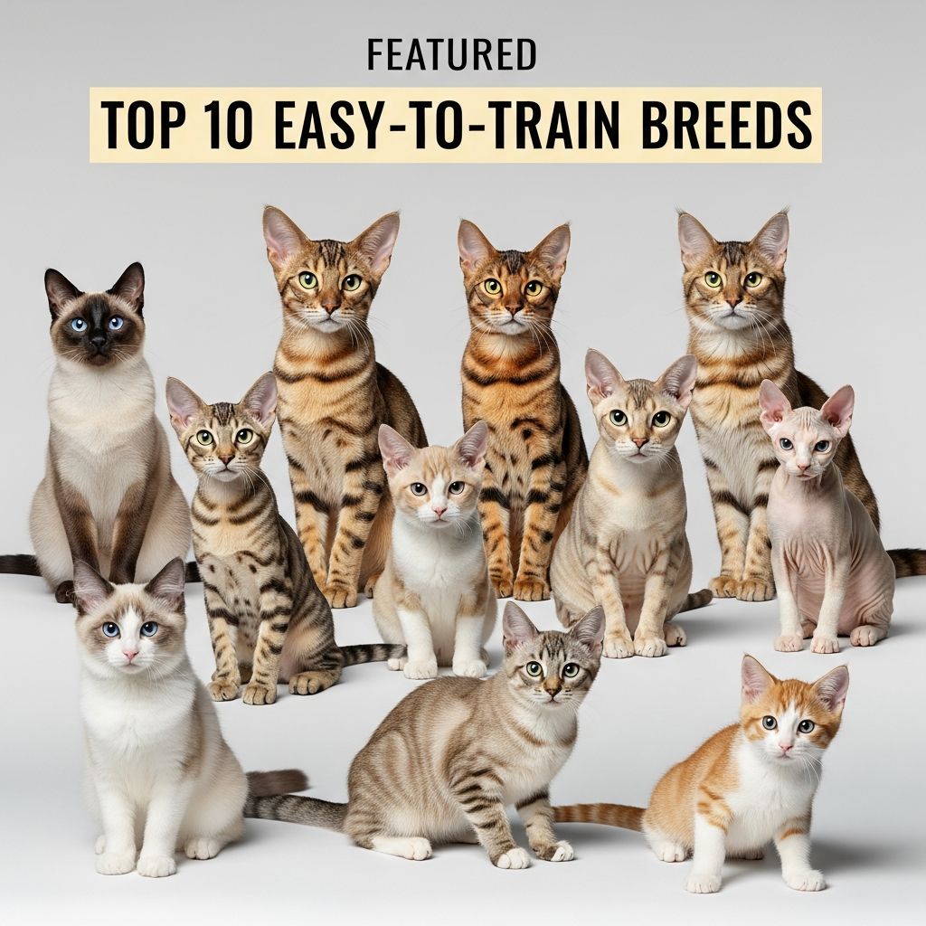 Easy-To-Train Cat Breeds: Top 10 Interactive Feline Companions Discover the most trainable cat breeds perfect for interactive play and obedience.