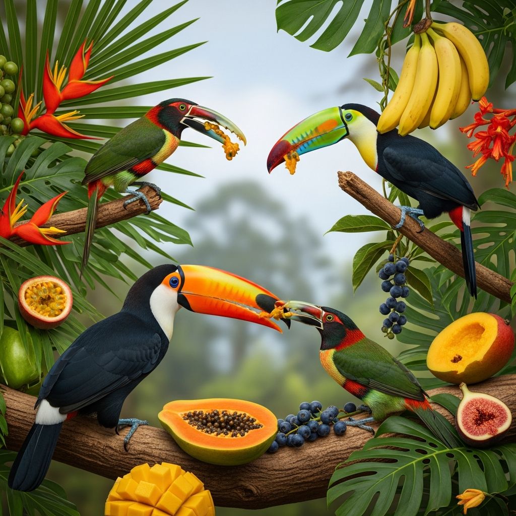 Toucan Diet: 10 Safe Fruits, Pellets, And Iron Tips Complete feeding guide for toucans and toucanettes: nutrition, diet, and health care.