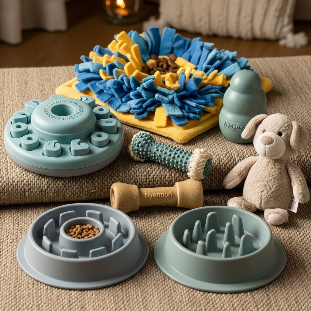 Discover the best toys to calm your dog when you're away and reduce separation anxiety.