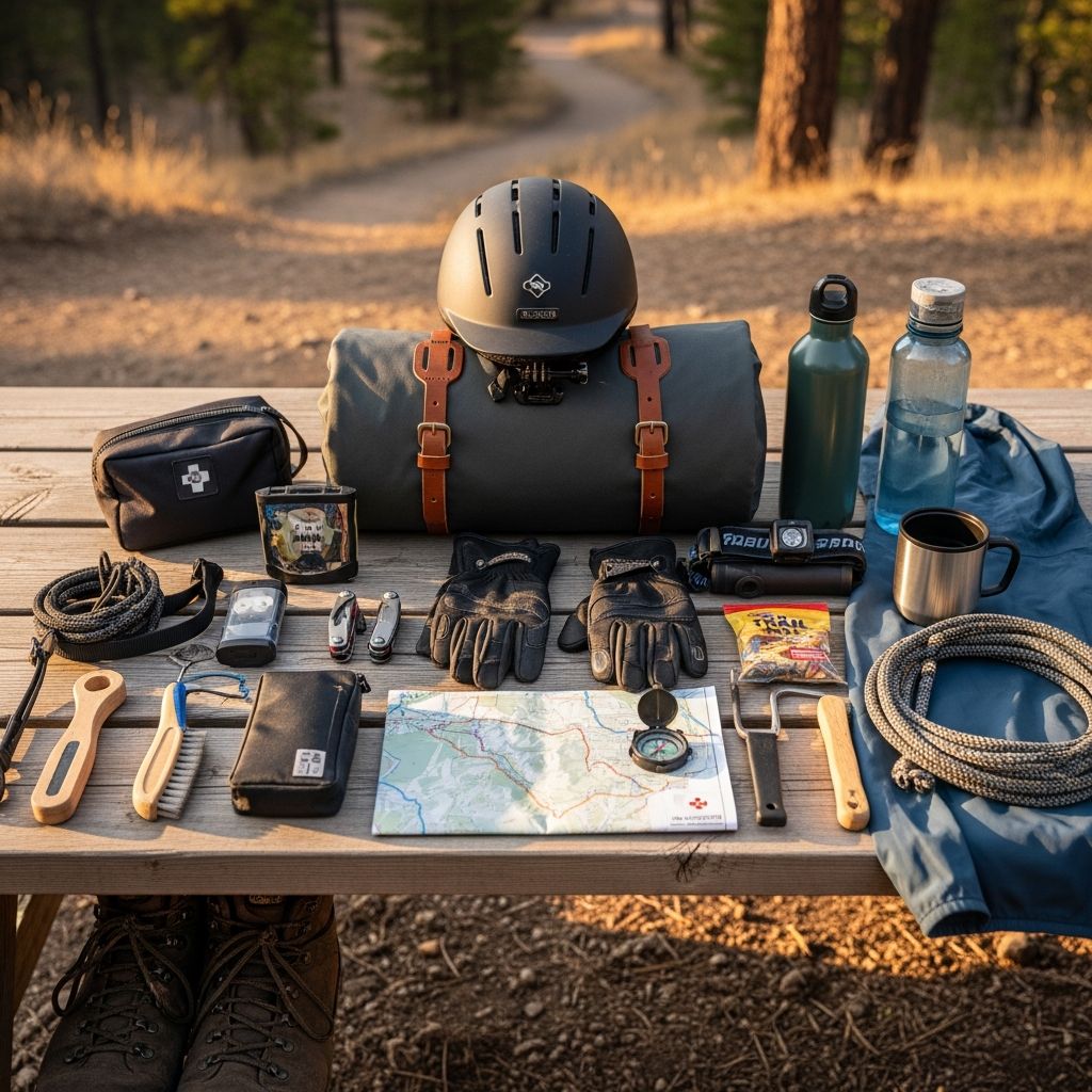 Trail Riding Gear Packing List: Essential Equipment Guide Complete guide to packing trail riding gear for horses and riders of all experience levels.