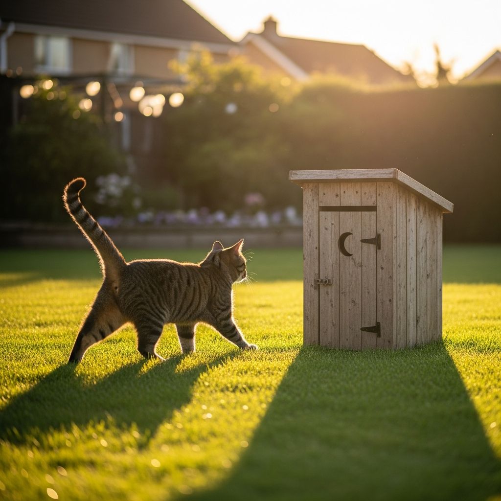 Master outdoor cat toilet training with expert tips and step-by-step guidance for indoor cats.
