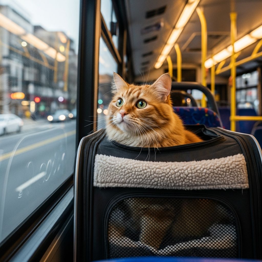 Training Tips: Using Public Transportation with Your Cat Master the art of traveling with your cat on buses and trains with these expert training tips.