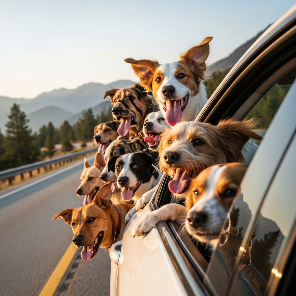 Discover 11 dog breeds that thrive on car adventures and road trips with expert tips.