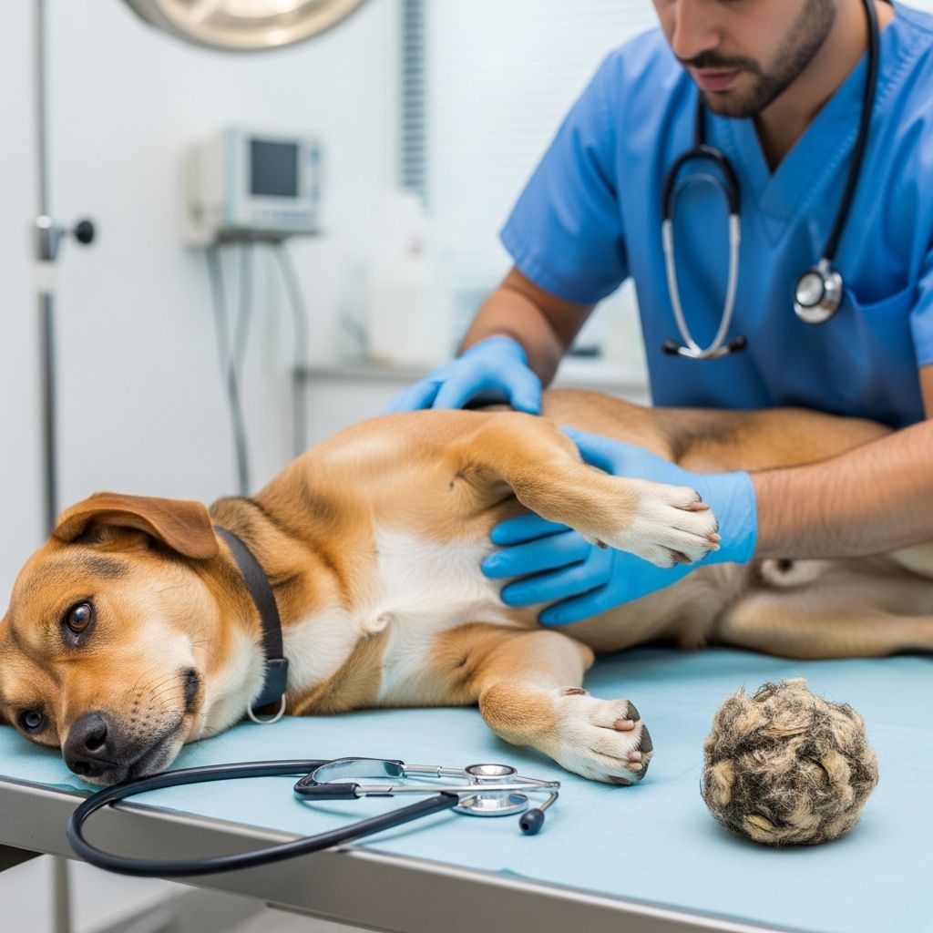 Trichobezoars in Dogs: Causes, Symptoms & Treatment Learn about trichobezoars (hairballs) in dogs, their causes, symptoms, diagnosis, and treatment options.