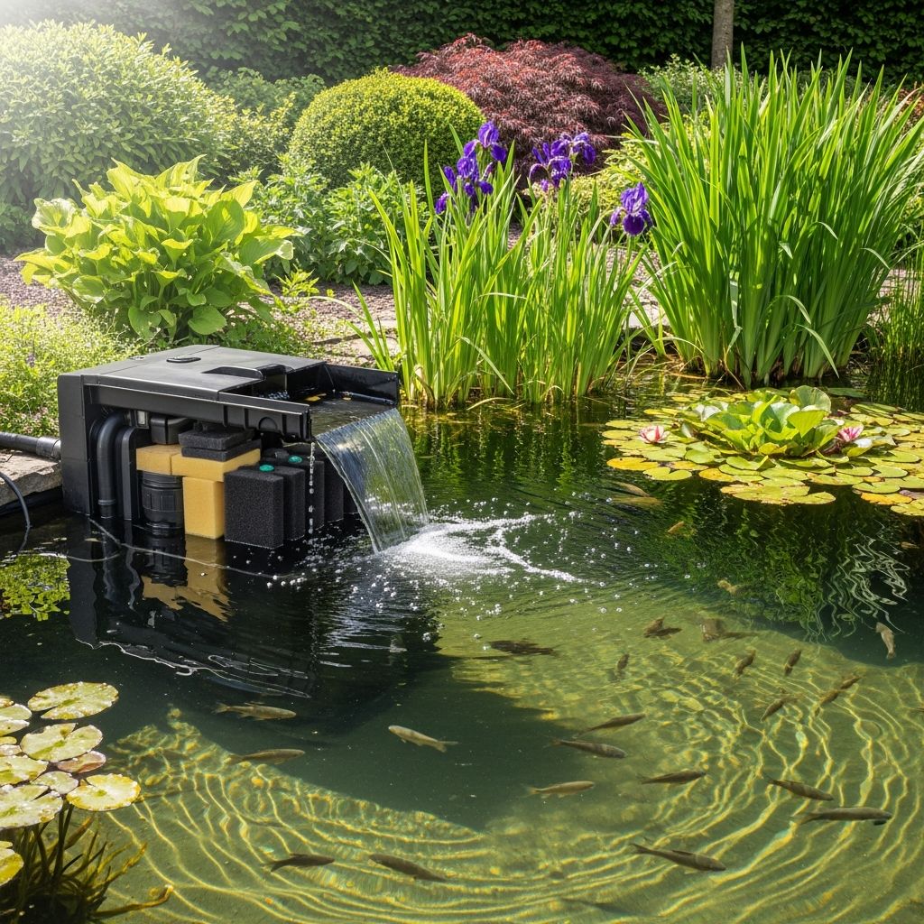 Pond Filtration: Complete Guide For Clear, Healthy Ponds Master pond filtration with our comprehensive guide to biological, mechanical, and natural filtering systems.