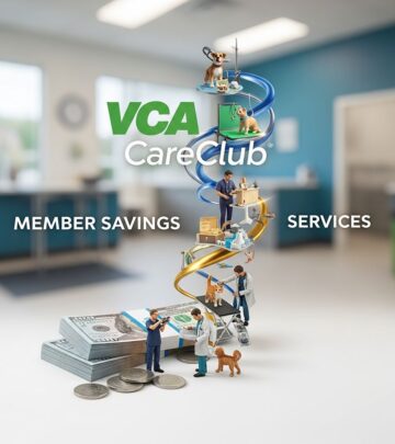Unlock exclusive VCA CareClub member benefits with special discounts on pet health essentials and premium care services.
