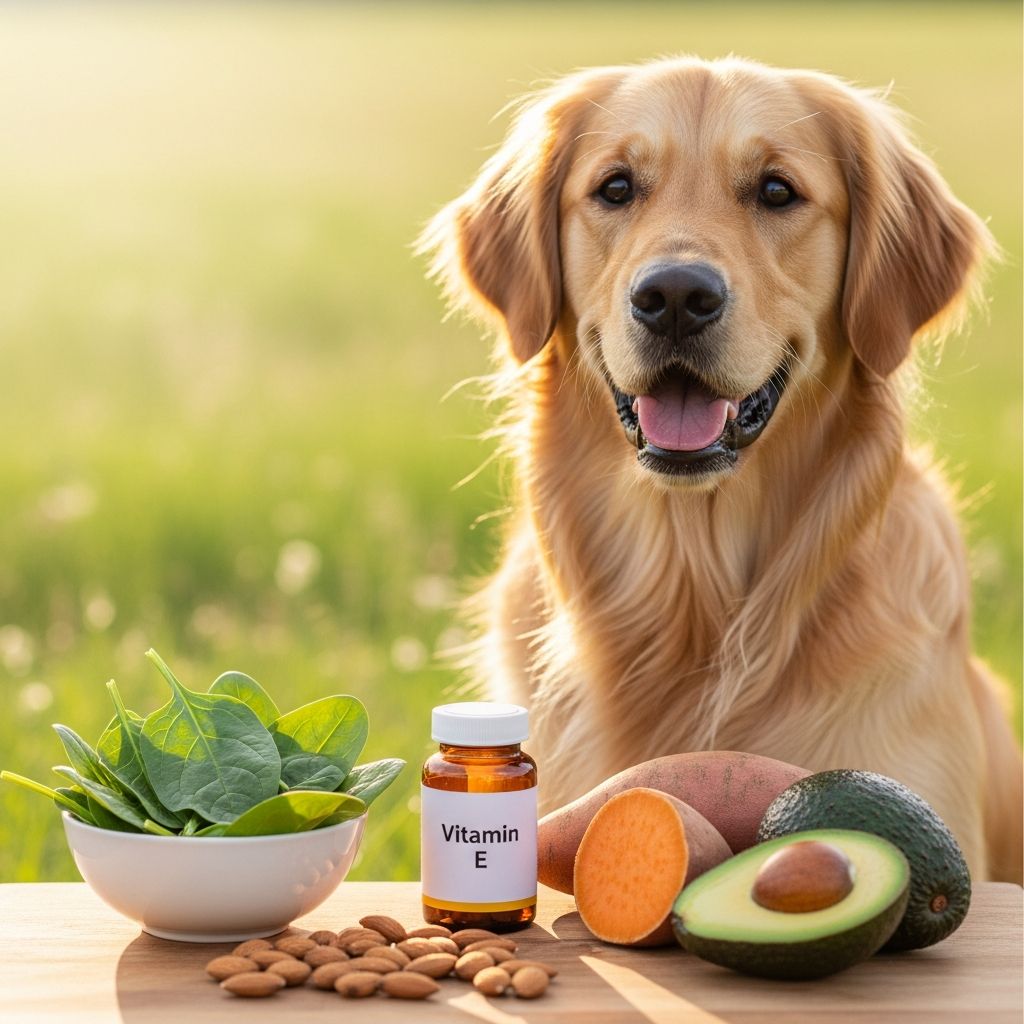 Vitamin E for Dogs: Benefits, Sources & Supplementation Complete guide to vitamin E for dogs: health benefits, dietary sources, supplementation safety, and optimal dosage.