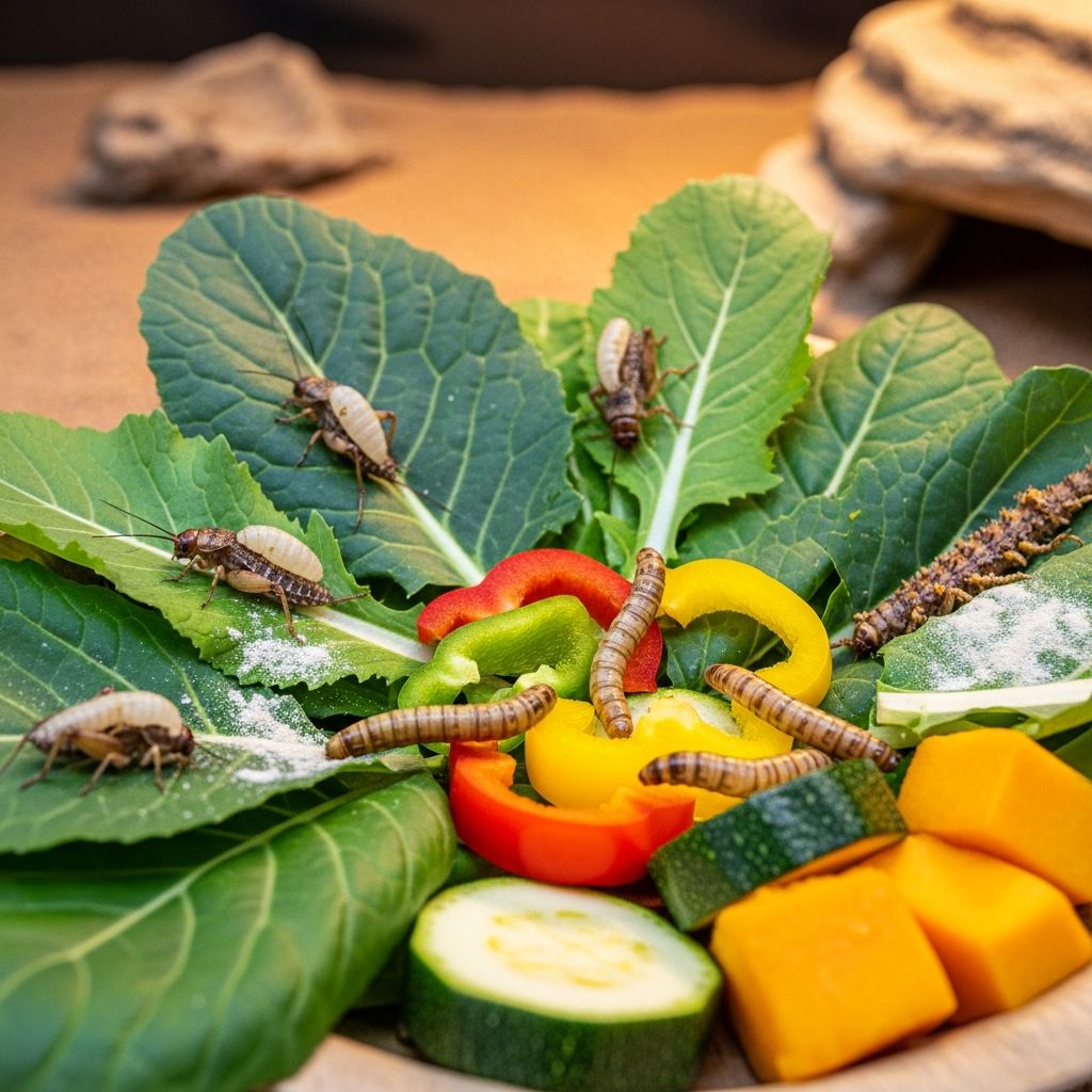 What Do Bearded Dragons Eat? Complete Diet Guide Complete guide to feeding bearded dragons with nutritious insects, vegetables, and fruits.