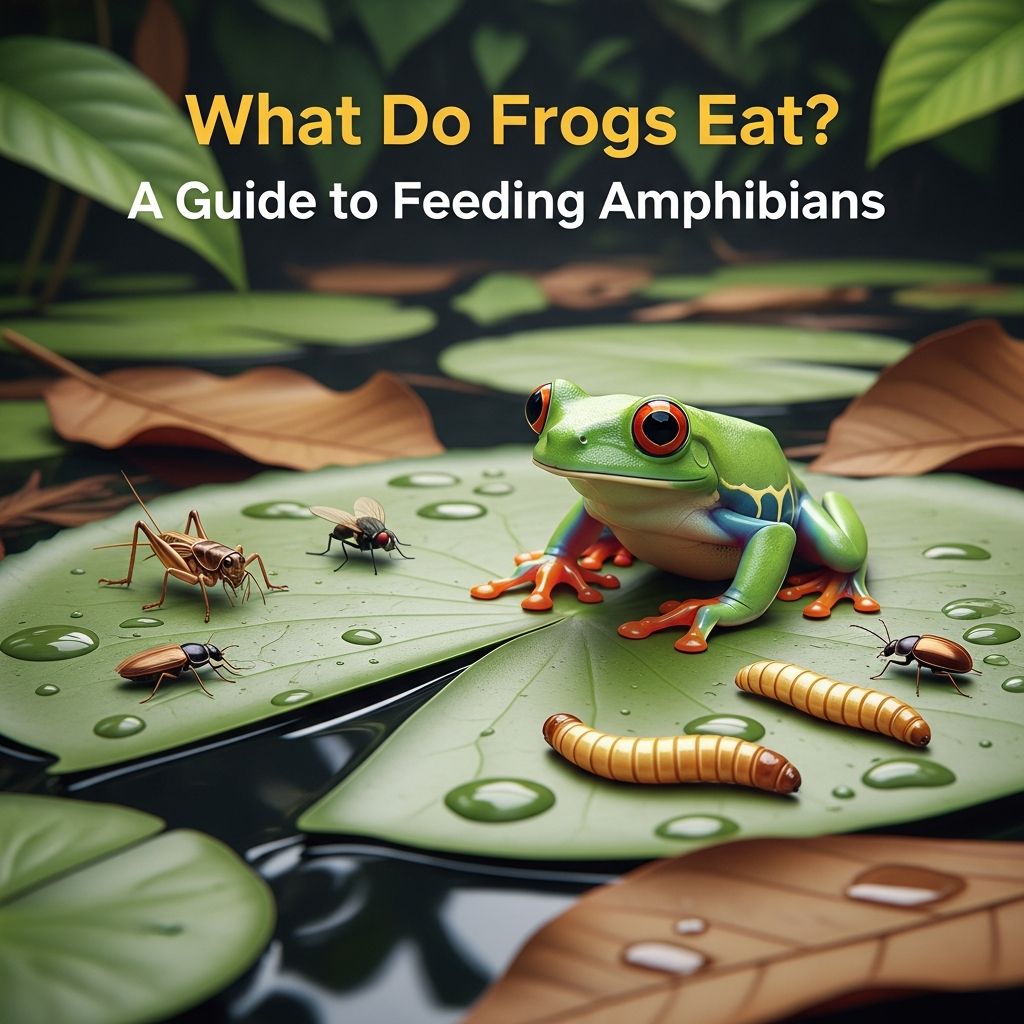 What Do Frogs Eat? A Guide to Feeding Amphibians Complete guide to frog nutrition: Learn what frogs eat in the wild and how to properly feed pet frogs.