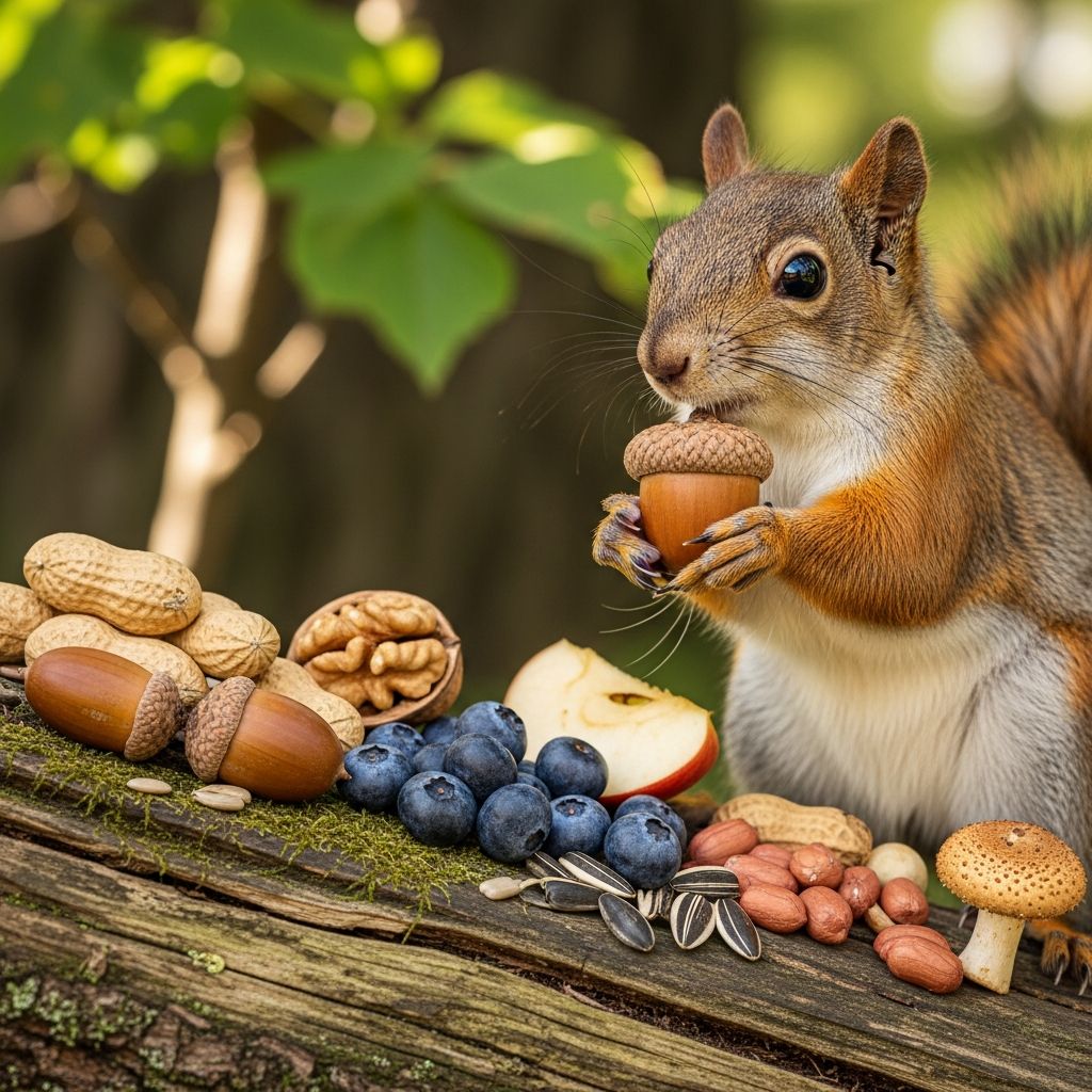 What Do Squirrels Eat: Complete Diet Guide Discover the complete diet of squirrels, from nuts and seeds to fruits, vegetables, and protein sources.