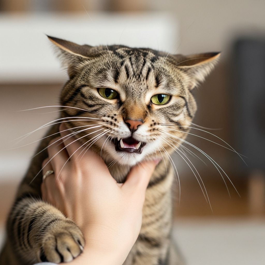 Learn why cats bite when picked up and discover proven techniques to help your cat feel safe and secure during handling.