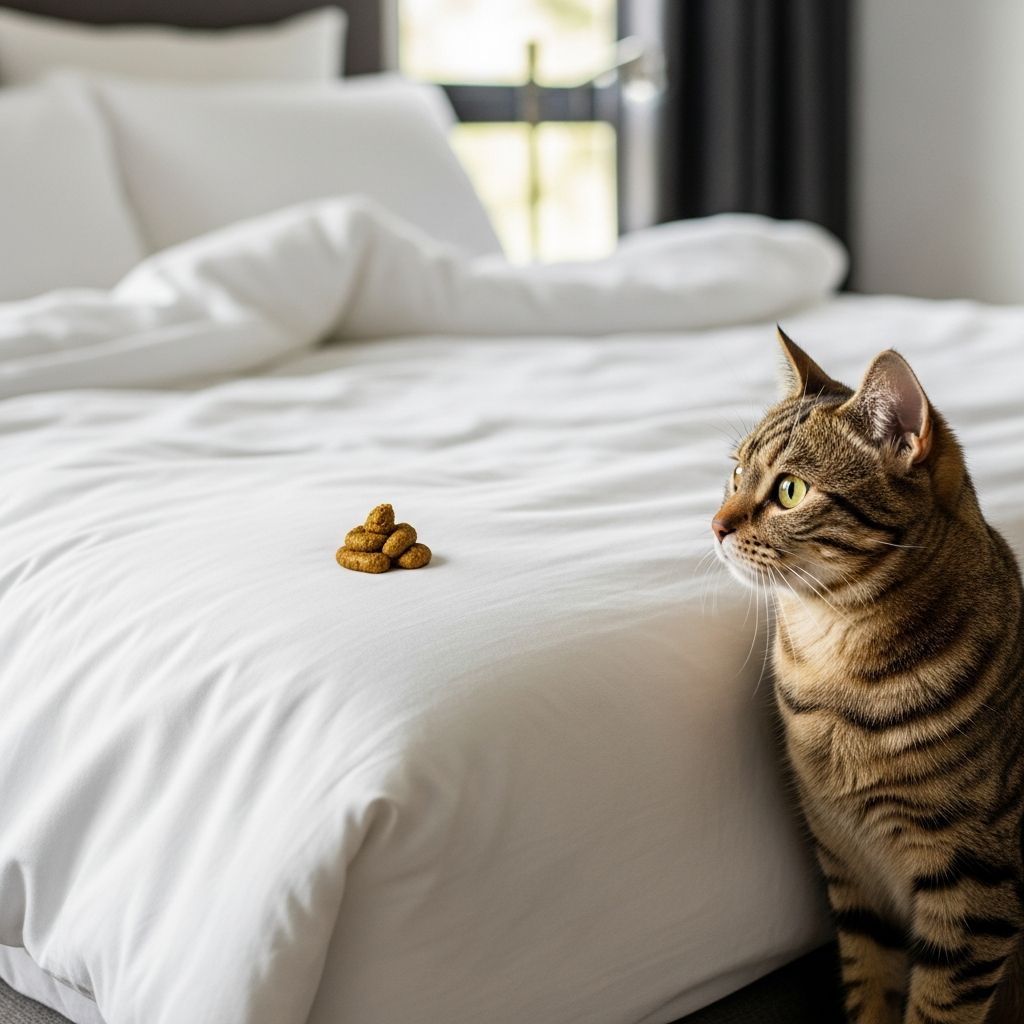 Why Does My Cat Poop on My Bed? Causes & Solutions Discover why your cat poops on your bed and learn proven solutions to stop this behavior.