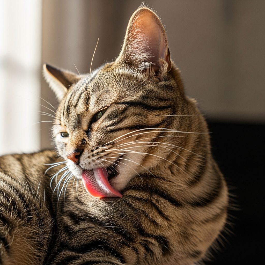 Understand the reasons behind your cat's grooming habits and when excessive licking signals a problem.