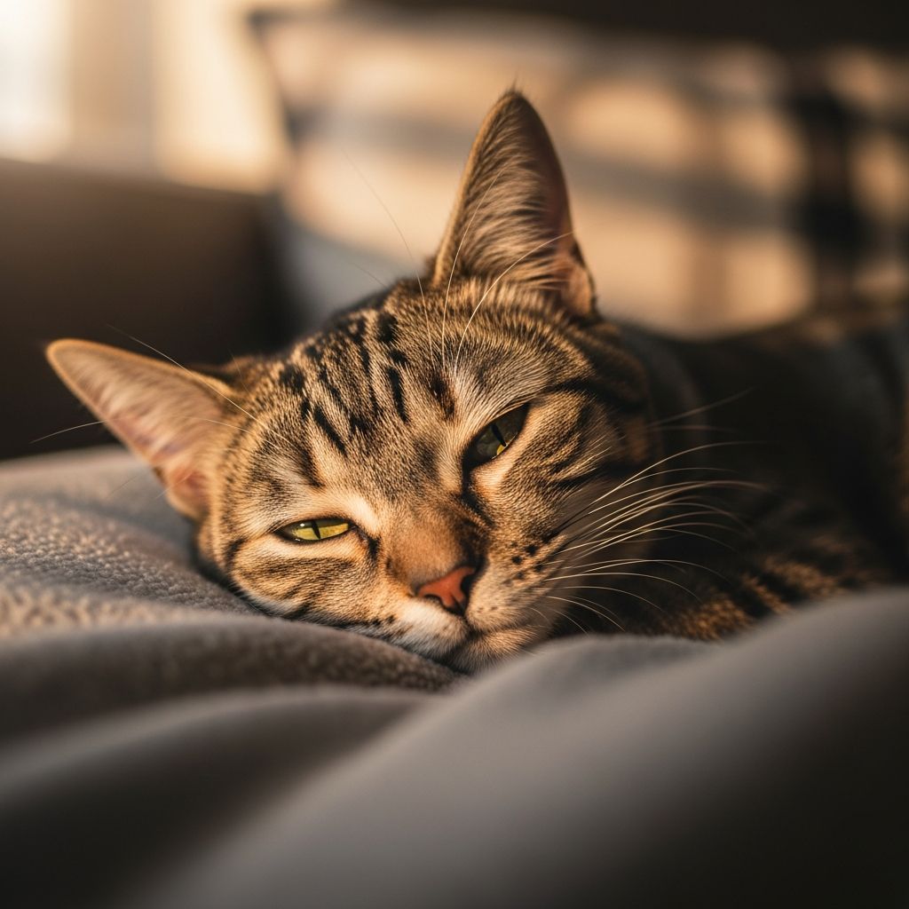Discover why your cat sleeps with eyes open and what it means for their health.