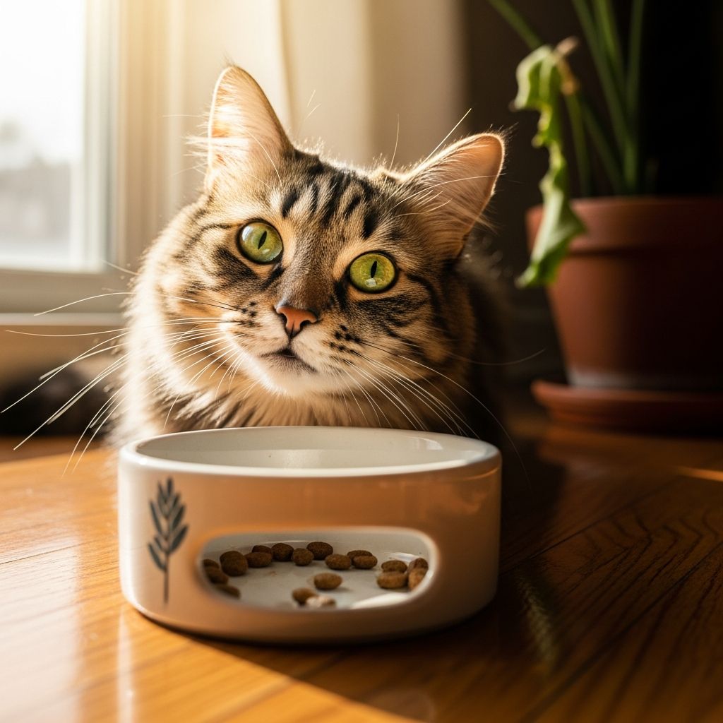 Discover why your cat acts hungry despite a full food bowl and learn solutions.