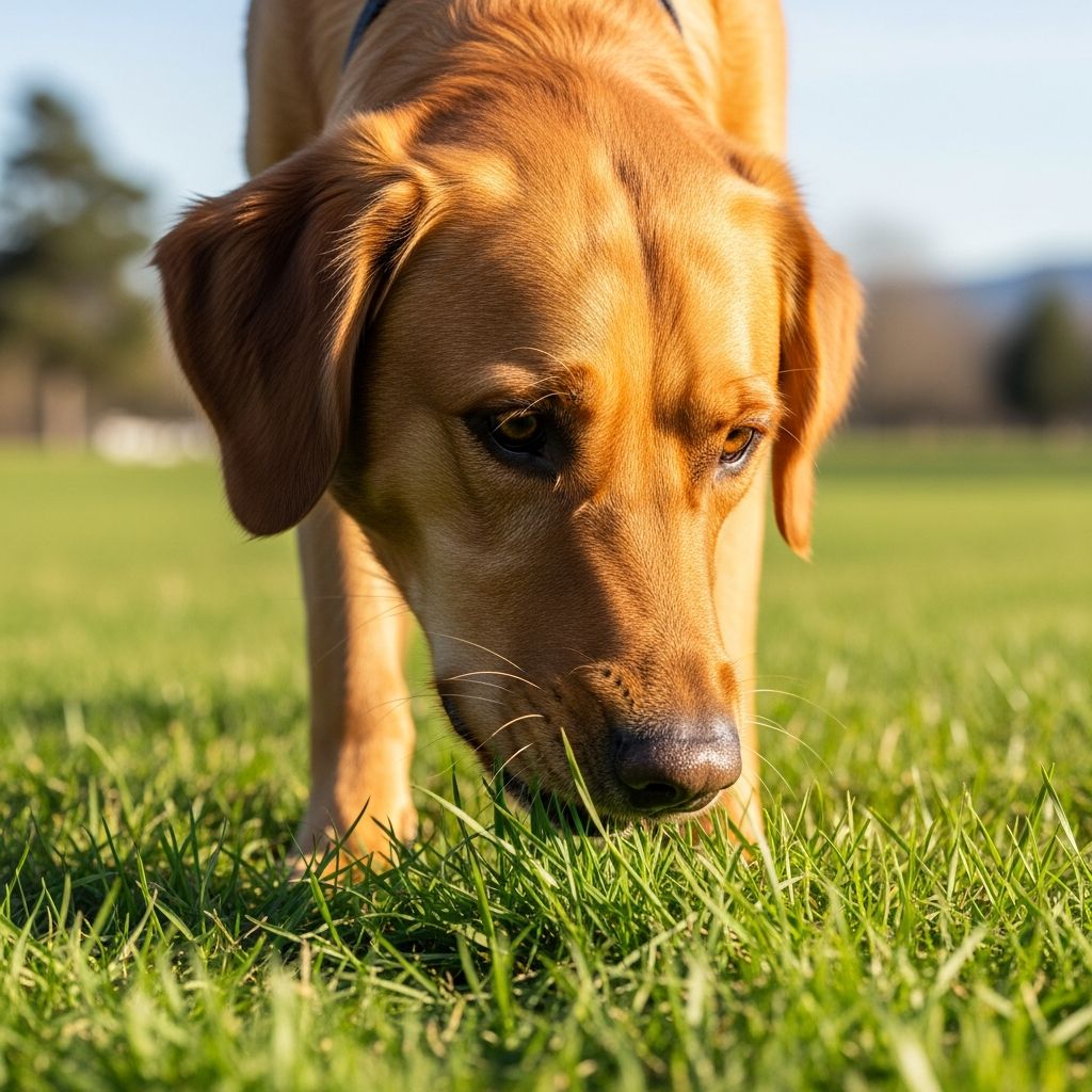 Understand the reasons behind your dog's grass-eating habits and when to worry.