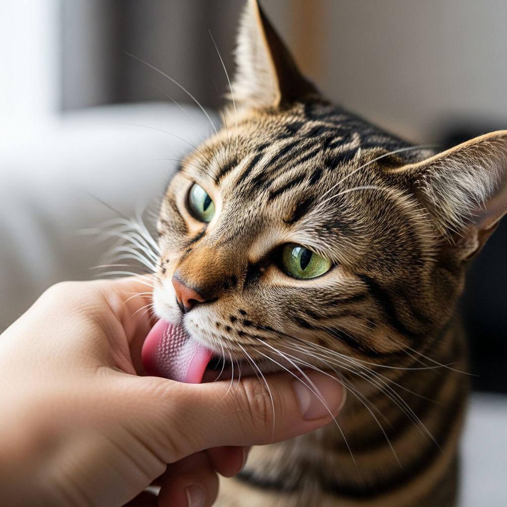 Why Does My Cat Lick Me? Understanding Feline Affection Discover what your cat's licking behavior means and how to interpret feline affection signals.