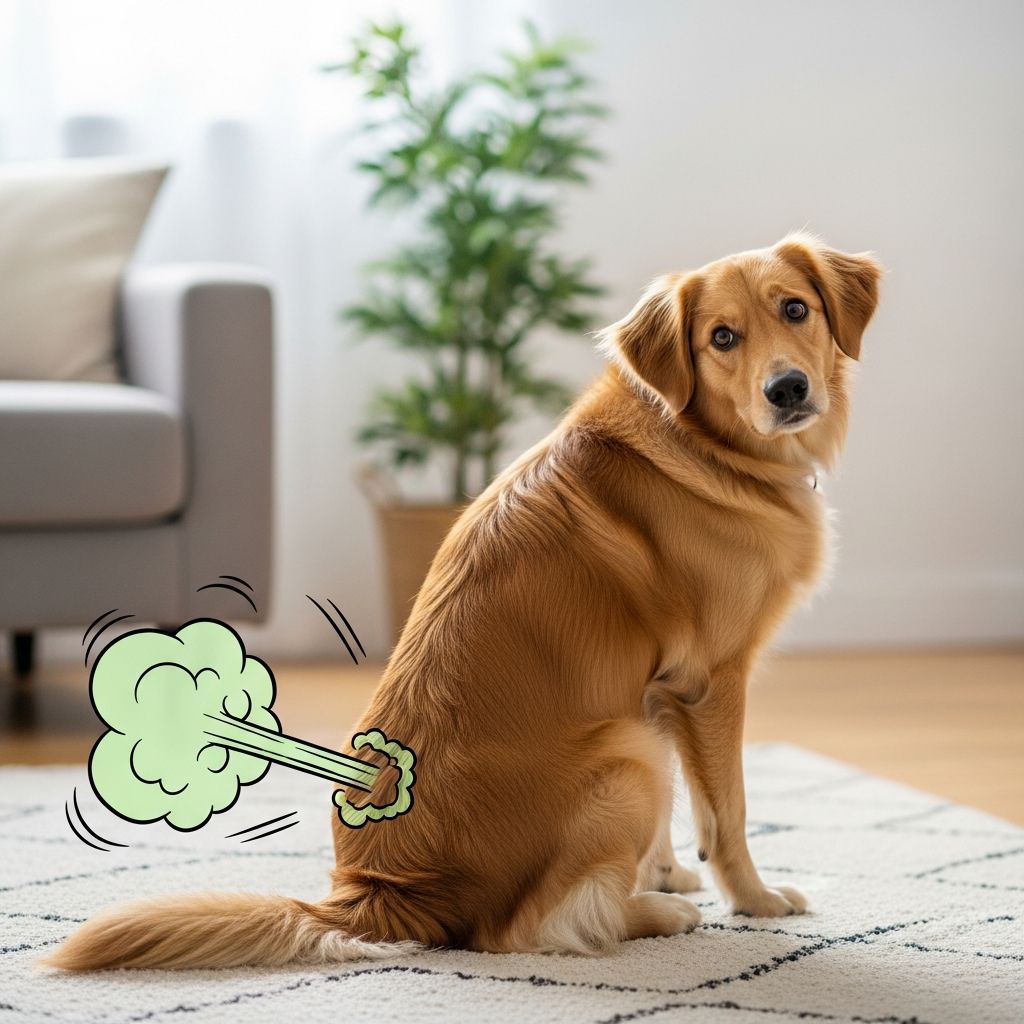 Understanding canine flatulence: causes, prevention, and when to see your vet.