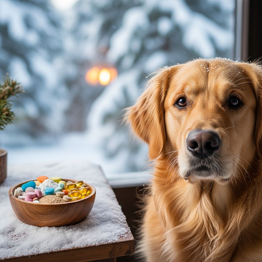 Winter Supplements for Dogs: Complete Guide Keep your dog healthy through winter with essential supplements for joints, skin, and immunity.