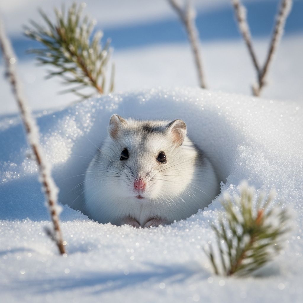 Discover the unique traits, care tips, and fascinating facts about the Winter White Dwarf Hamster.