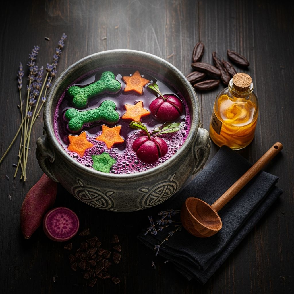 Witch’s Potion Punch: Easy Halloween Dog Treat Recipe Create a spooky, refreshing Halloween treat your pup will love with this easy dog-safe punch recipe.