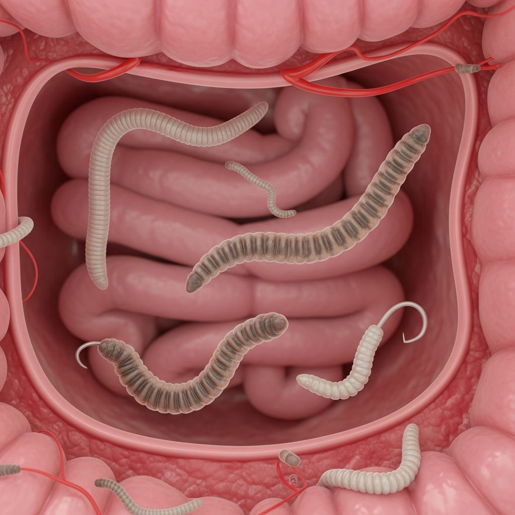 Complete guide to identifying, treating, and preventing intestinal worms in cats.