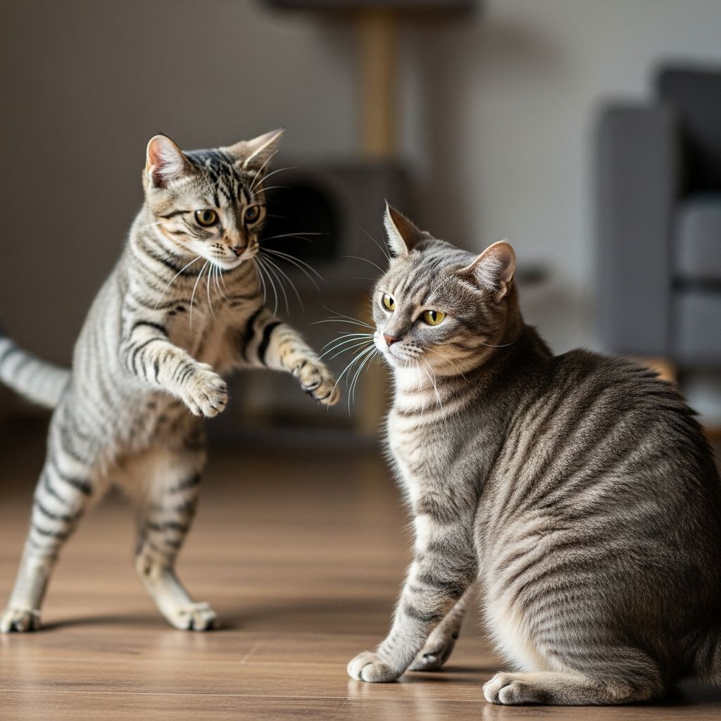 Younger Cat Attacks Older Cat: Solutions & Prevention Learn effective strategies to stop younger cats from attacking older cats and restore peace.