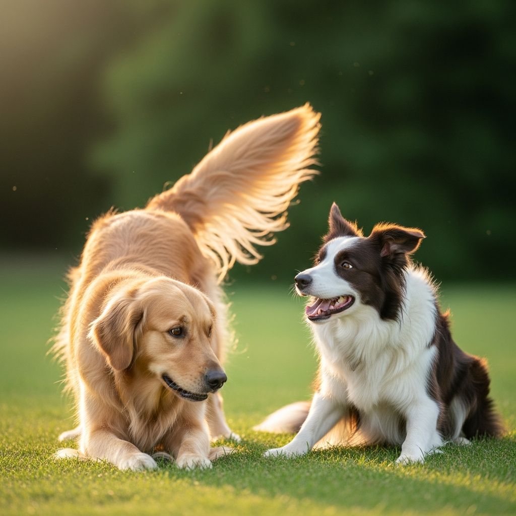 Learn how to recognize the 6 most common dog play signals so you can support safe, fun, and healthy play for your canine companion.