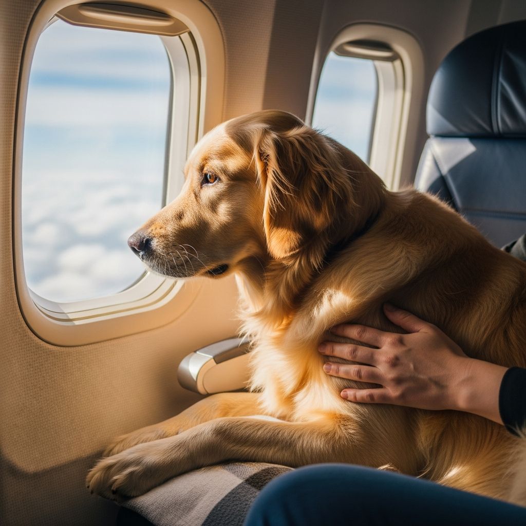 Air Travel Tips For Anxious Dogs: Stress-Free Flying Expert strategies to ease your dog's flight anxiety and ensure a smooth journey through the skies.