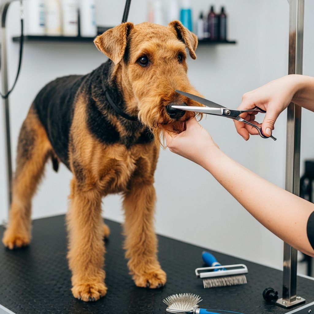 Airedale Terrier Grooming: Essential At-Home Guide Master at-home grooming for your Airedale Terrier with expert tips on brushing, bathing, clipping, and hand-stripping to keep their wiry coat healthy and stylish.