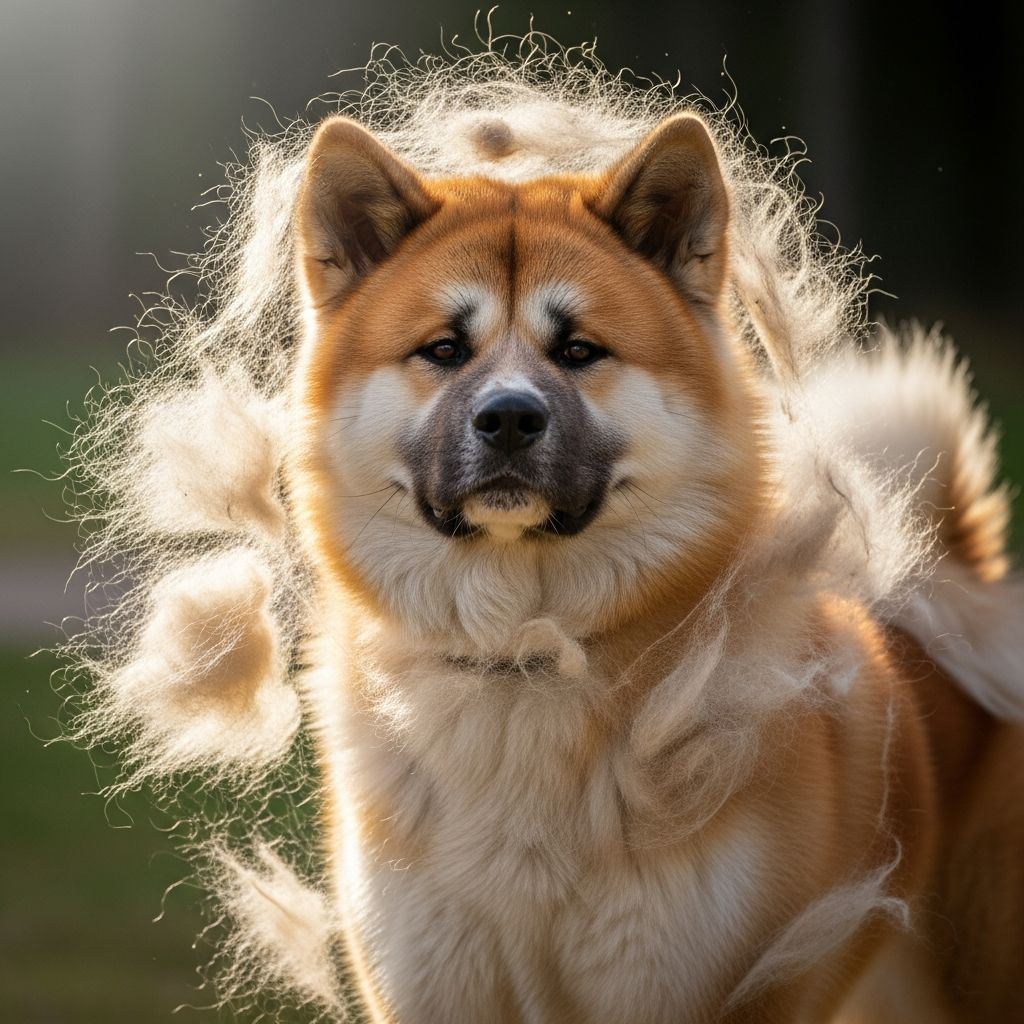 Akita Coat Shedding: Seasonal Patterns & Management Understanding your Akita's shedding cycles and effective grooming strategies
