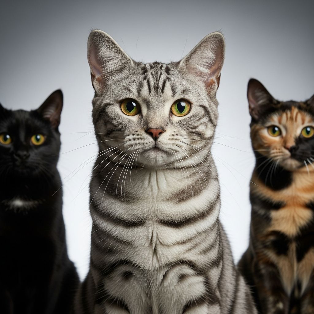 Discover the stunning variety of colors and patterns in American Shorthair cats, from classic tabbies to rare shaded hues that define this versatile breed.