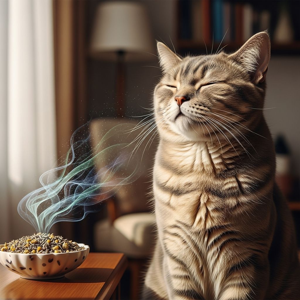 Cats Calmed By Scent: 5 Practical Ways To Reduce Cat Stress Discover how scents, pheromones, and olfactory enrichment can soothe your cat's stress and promote calmer behavior at home.