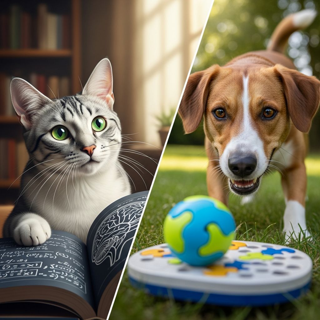 Are Cats Smarter Than Dogs? Science-Backed Insights Unraveling the age-old debate: Do cats outsmart dogs or vice versa? Explore brain science, cognition, and unique pet intelligences.