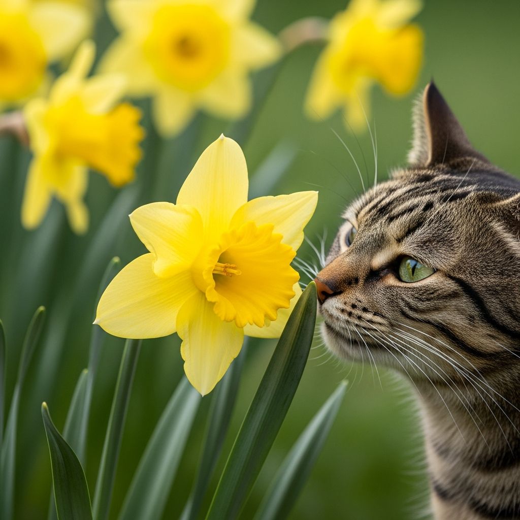 Discover why daffodils are toxic to cats, recognize poisoning symptoms, and learn essential prevention tips for your feline friend's safety.