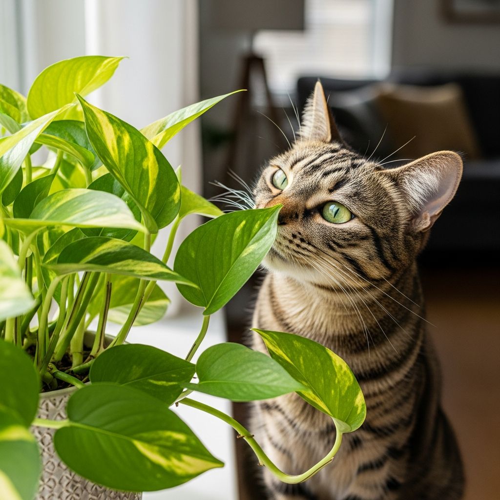 Discover if pothos plants are safe for cats, understand the risks, symptoms, and essential steps for pet owners.