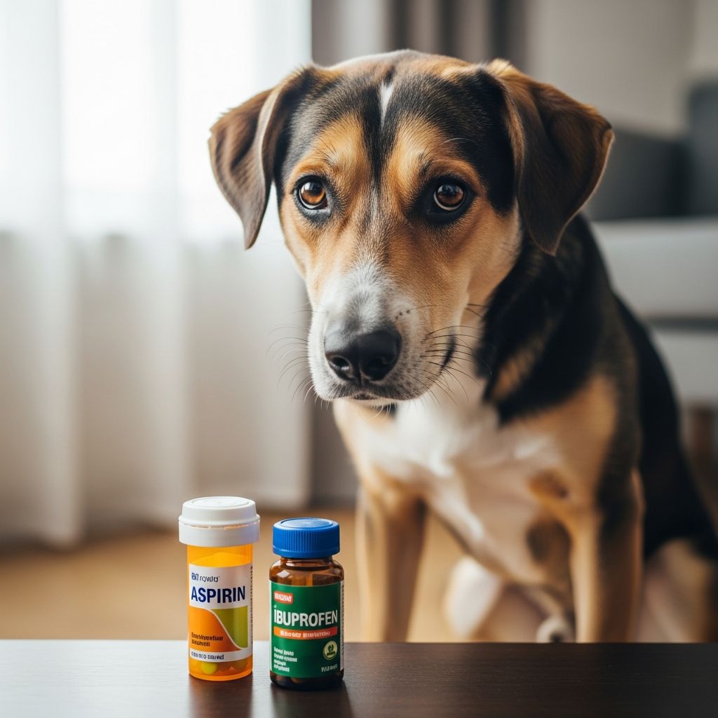 Discover why common human painkillers like aspirin and ibuprofen pose severe risks to dogs and learn safe veterinary alternatives for pain relief.