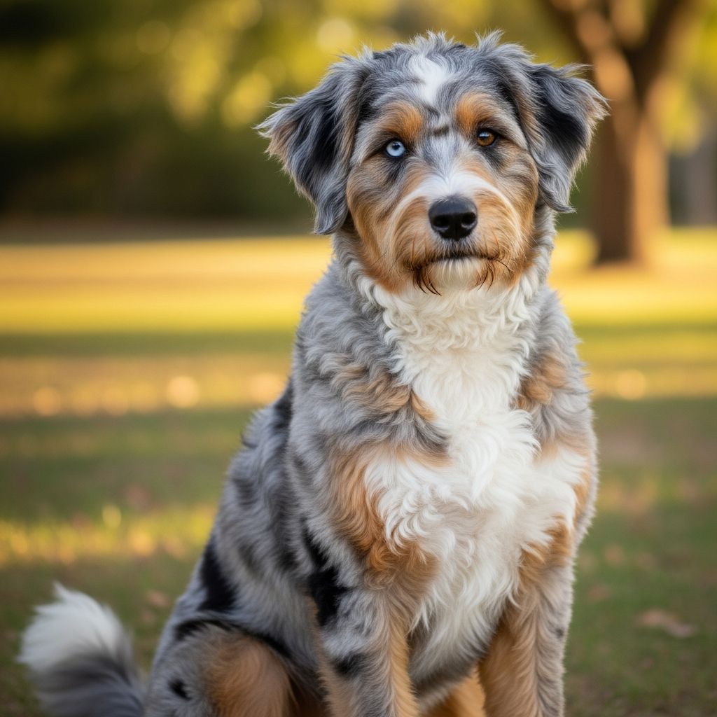 Discover the energetic, intelligent Aussiedoodle: traits, care tips, and why this hybrid is perfect for active families seeking loyal companions.