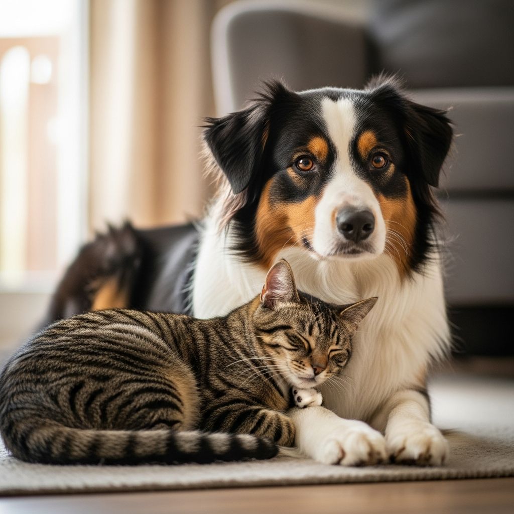 Australian Shepherds and Cats: Compatibility Guide Discover if energetic Australian Shepherds can thrive alongside cats with proven strategies for harmony in multi-pet homes.