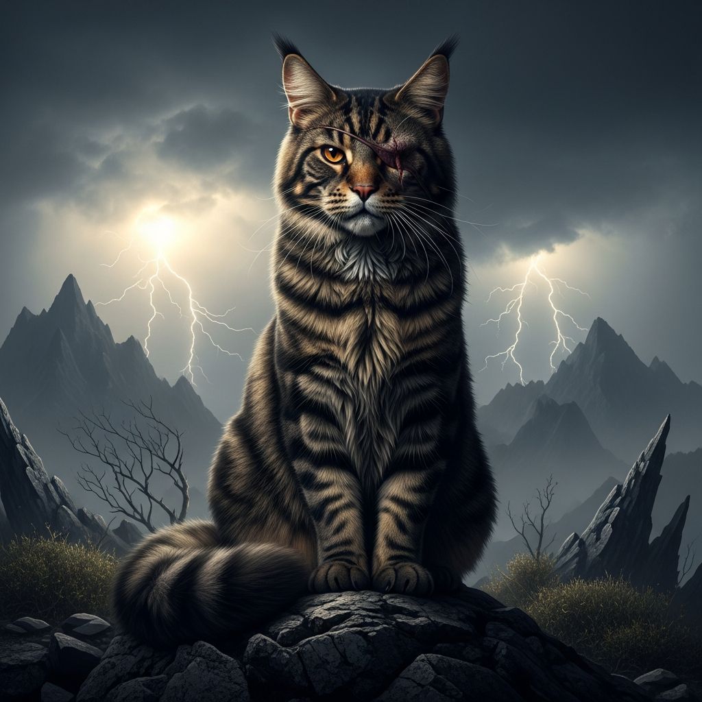 Discover fierce and unforgettable names for your fearless feline companion.