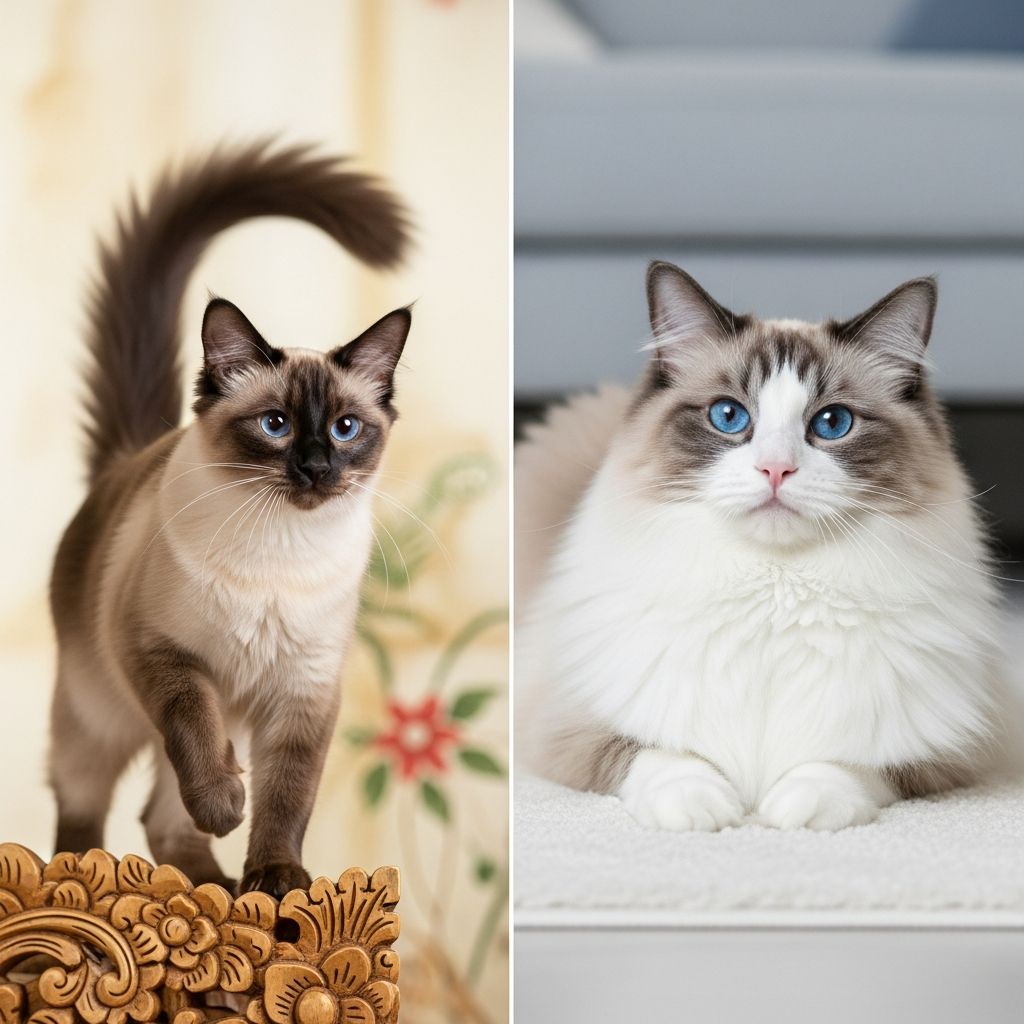 Balinese vs Ragdoll Cat: Key Differences Discover the key differences between Balinese and Ragdoll cats in size, personality, grooming, health, and more to find your perfect feline companion.