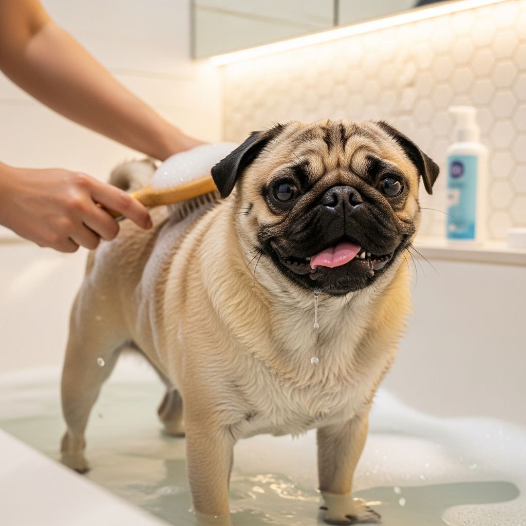 Bathing Your Pug: How Often To Bathe, Vet-Approved Guide Discover vet-recommended bathing schedules for Pugs, essential tips for skin health, and grooming routines to keep your wrinkly companion fresh and comfortable.