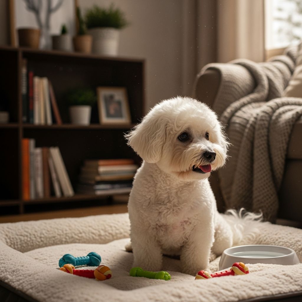 Learn how long Bichon Frises can safely stay alone and strategies to prevent separation anxiety.