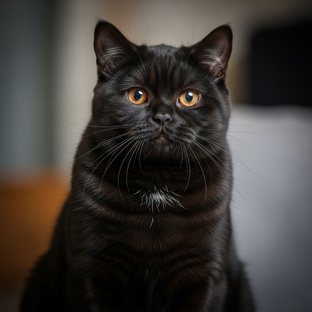 Black British Shorthair Cat: Complete Guide To Care & Traits Discover the elegant black British Shorthair: a plush-coated, calm companion with timeless appeal and easy-care charm for families.
