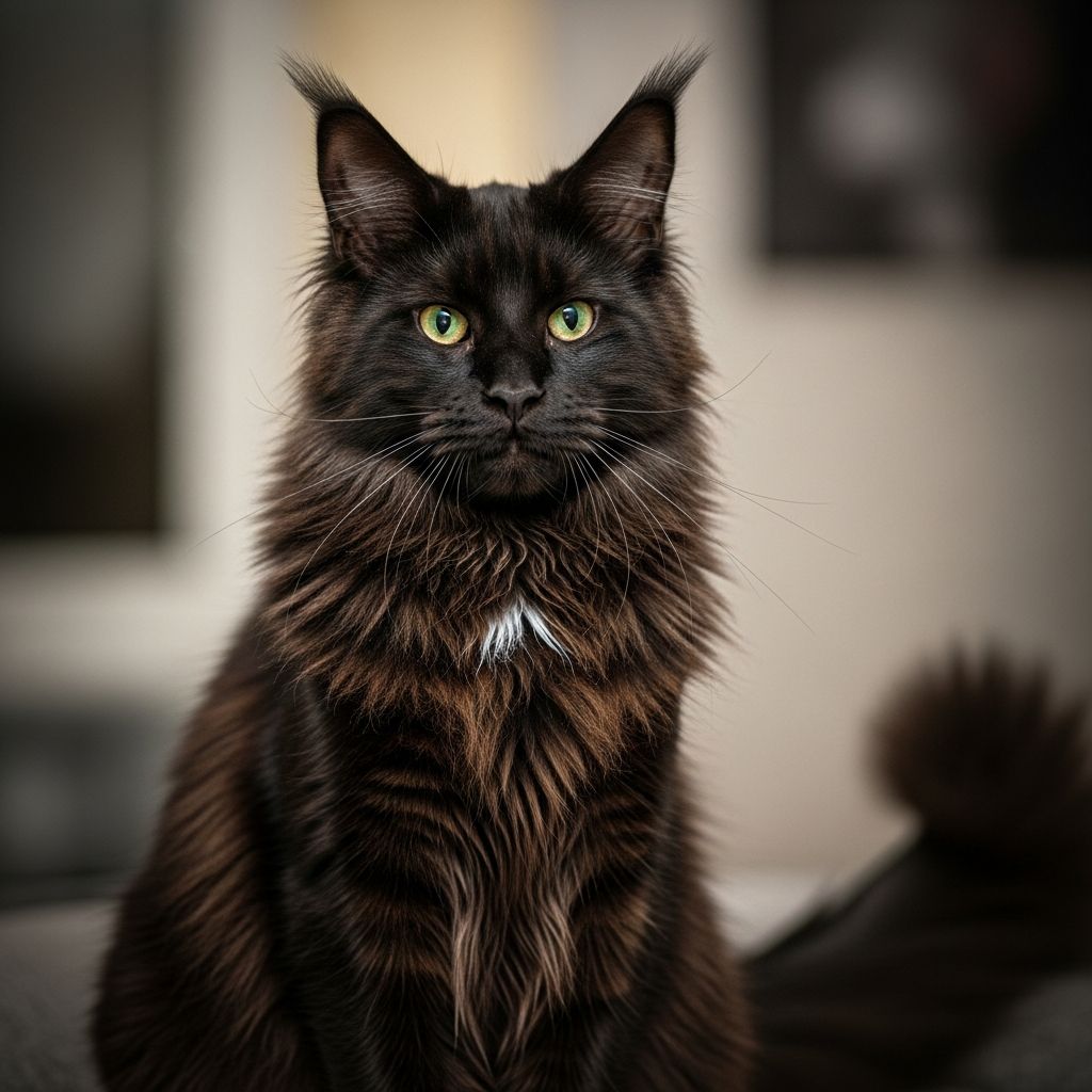 Black Maine Coon Cats: Complete Guide To Their Care And Charm Discover the majestic allure of Black Maine Coon cats, from their striking ebony coats to their gentle giant personalities and care essentials.