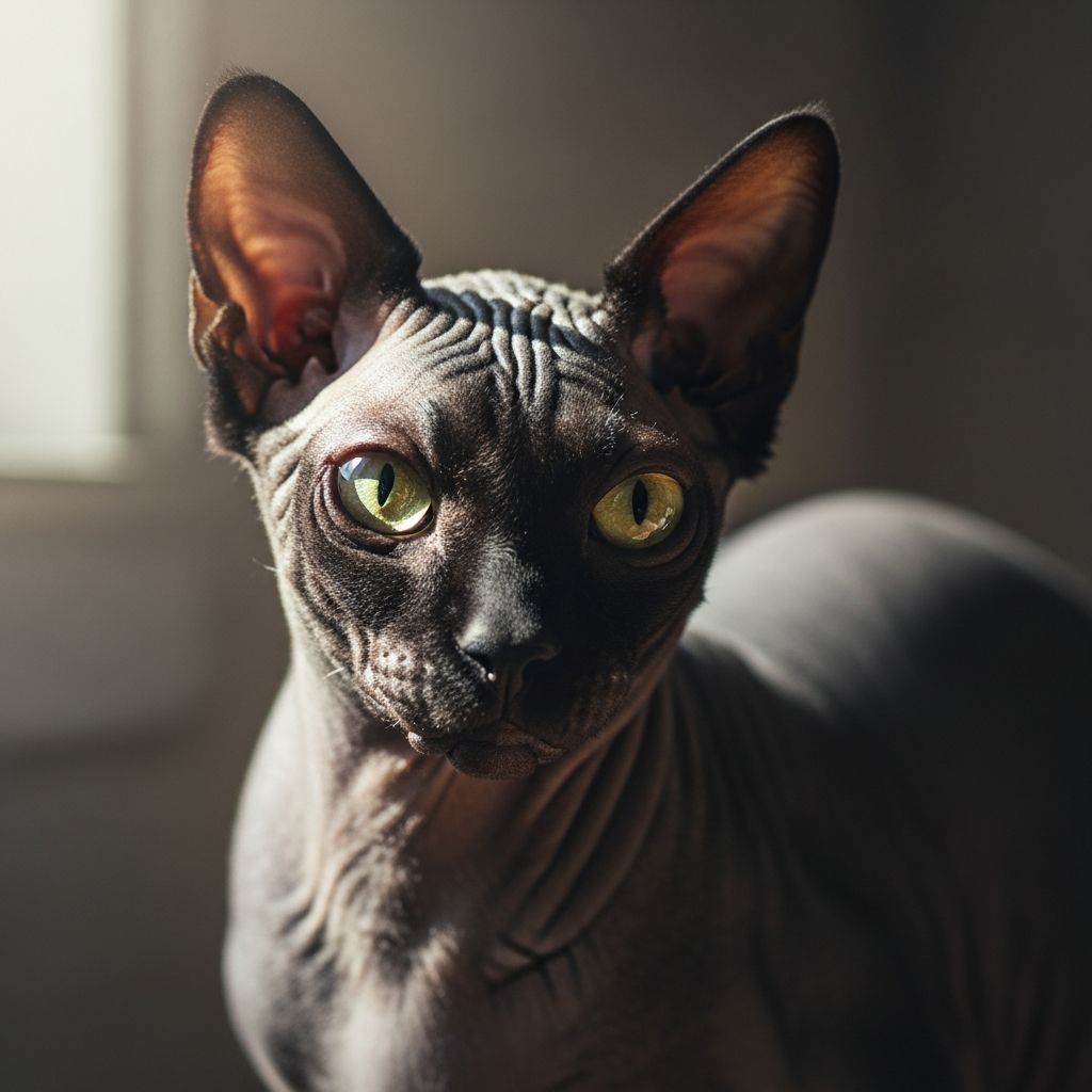 Black Sphynx Cat: Complete Guide To Care, Health, And Behavior Discover the unique charm, care needs, and vibrant personality of the striking black Sphynx cat breed.