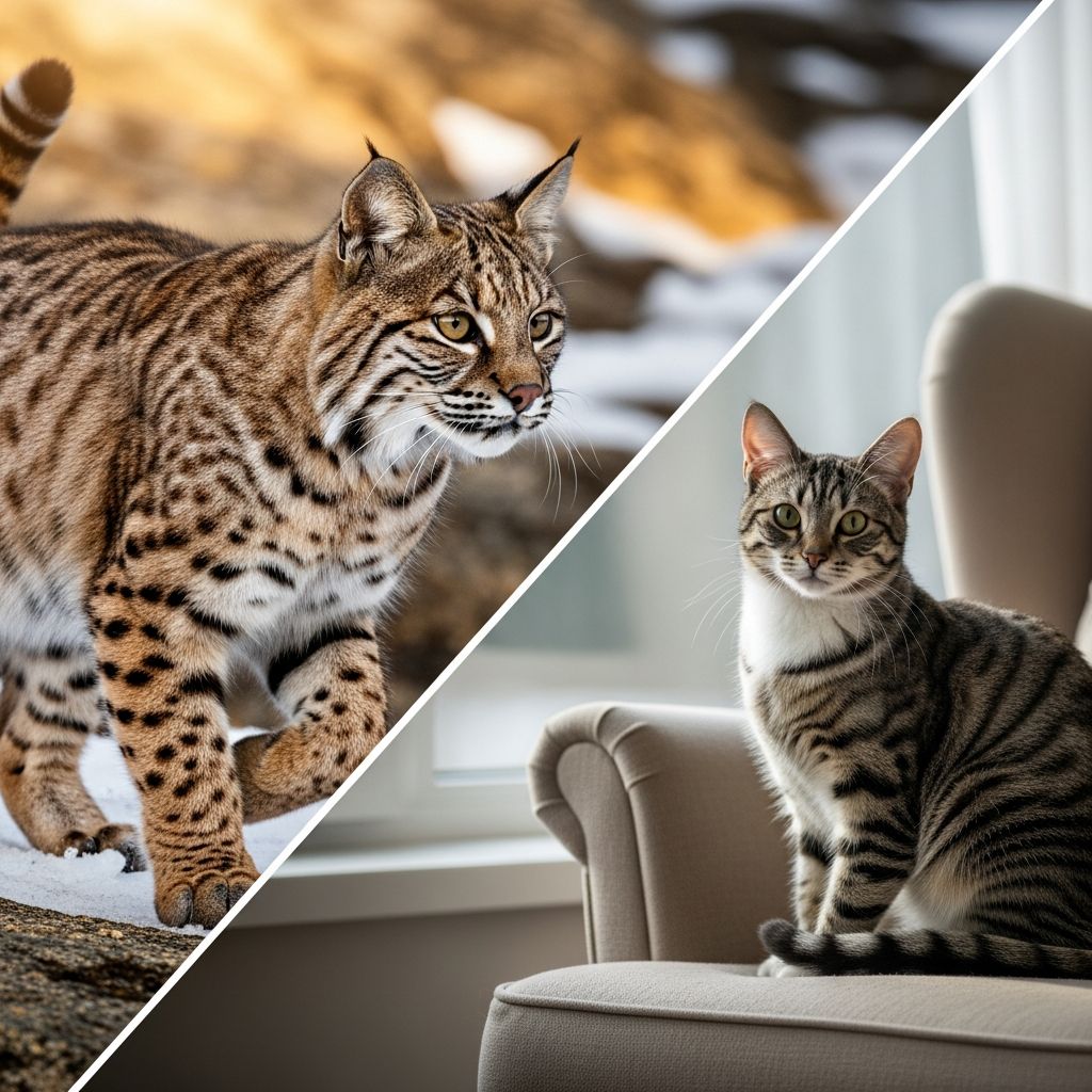 Bobcat vs House Cat: Key Differences Explained Discover the striking differences between wild bobcats and domesticated house cats in size, appearance, behavior, and more.